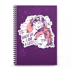 Γυναικεία Σκίτσα Ζώδια - Λέων (Τετράδιο Σπιράλ)